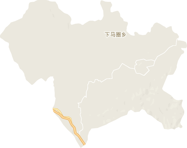下马圈乡电子地图
