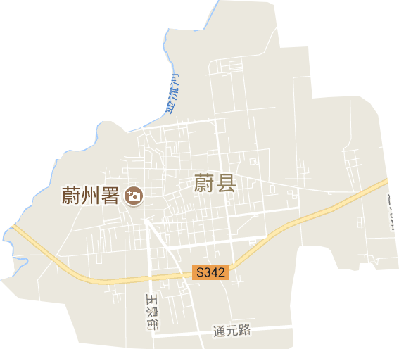 蔚州镇电子地图