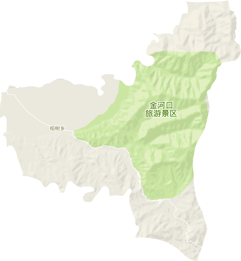 柏树乡电子地图