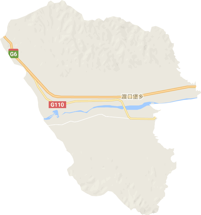 渡口堡乡电子地图