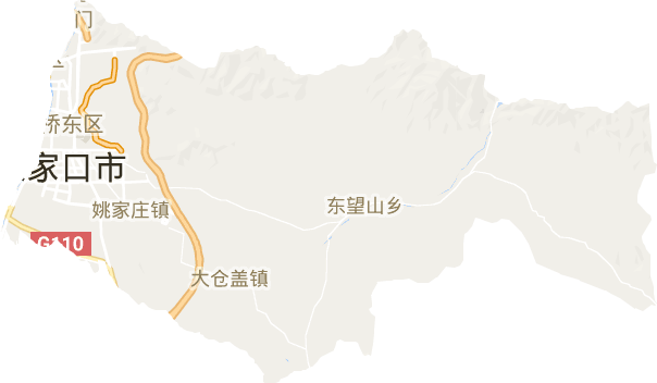 桥东区电子地图