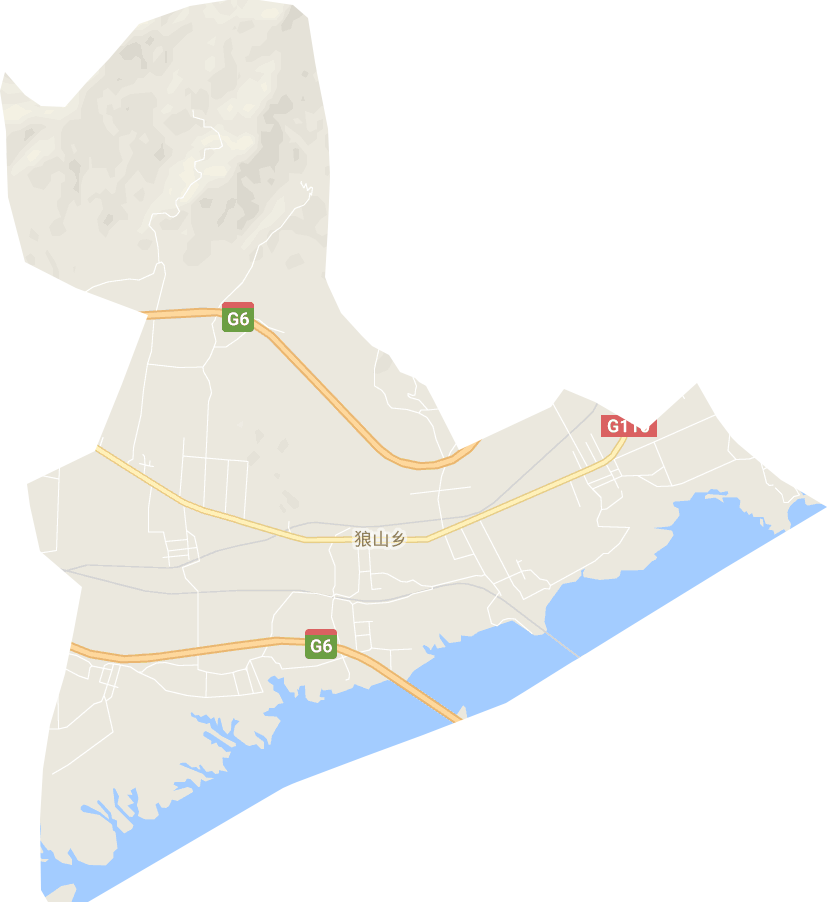 狼山乡电子地图