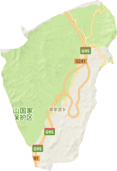 谢家堡乡电子地图