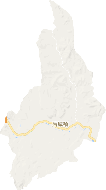 后城镇电子地图