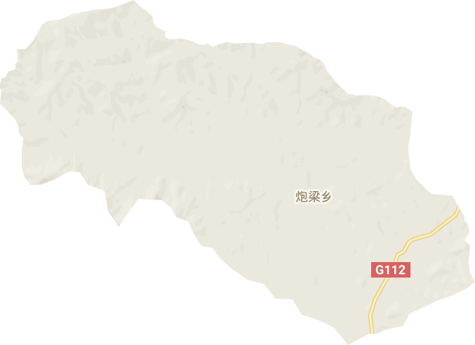 炮梁乡电子地图