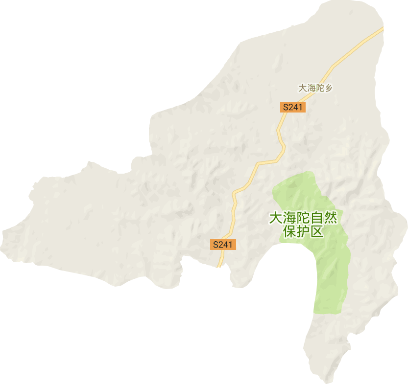 大海陀乡电子地图
