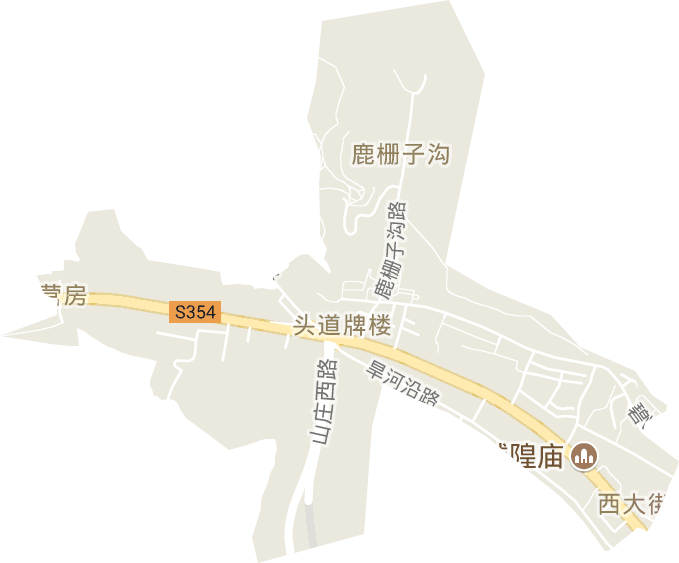 头道牌楼街道电子地图