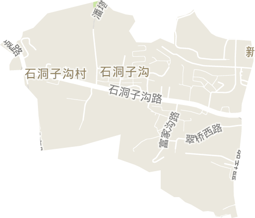 石洞子沟街道电子地图