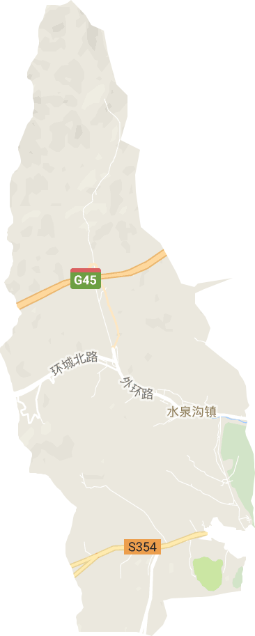 水泉沟镇电子地图
