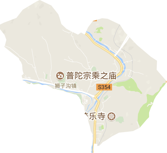 狮子沟镇电子地图