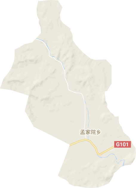 孟家院乡电子地图