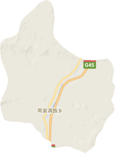 两家满族乡电子地图