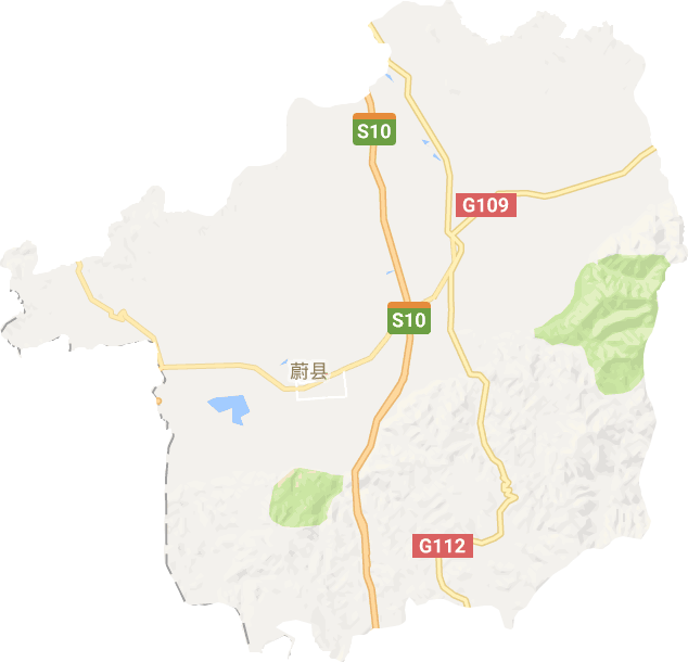 蔚县电子地图