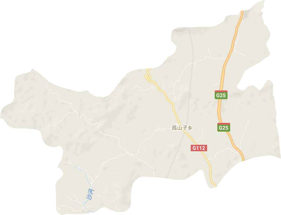 孤山子镇电子地图