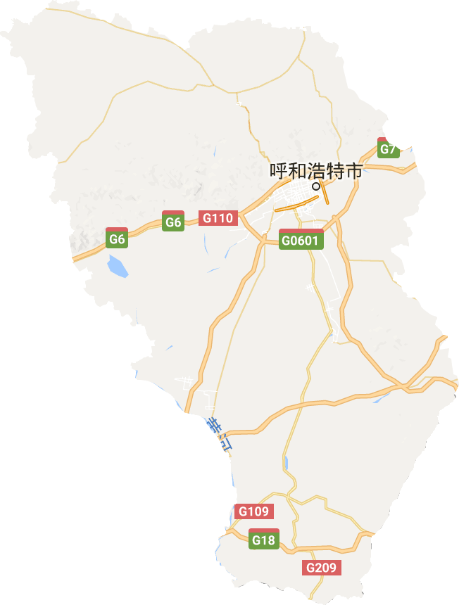 呼和浩特市电子地图