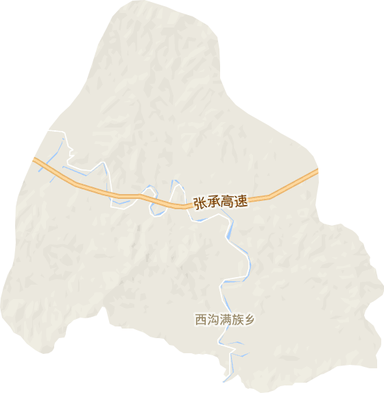 西沟满族乡电子地图
