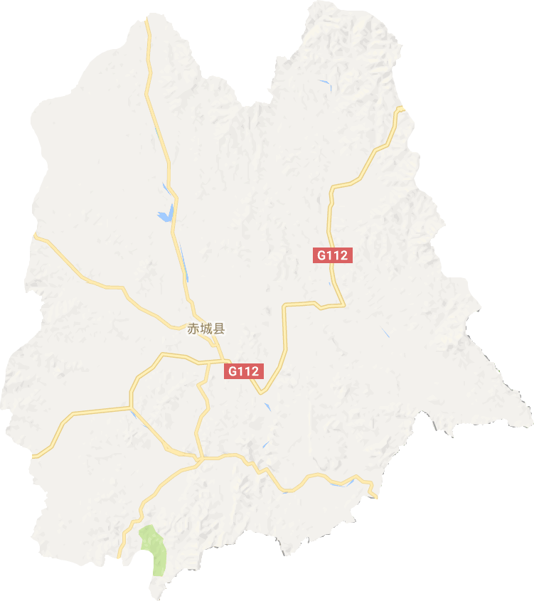 赤城县电子地图