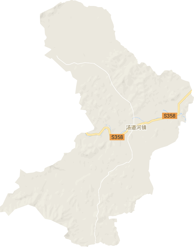 汤道河镇电子地图