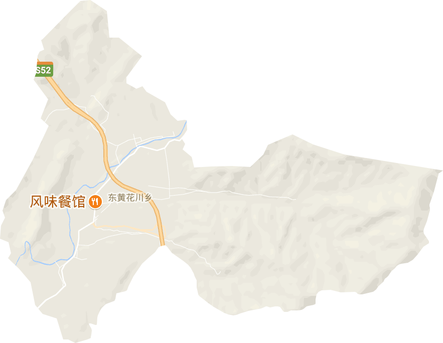 东黄花川乡电子地图