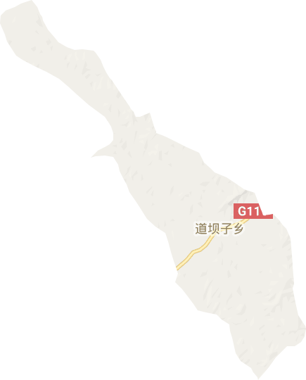 道坝子乡电子地图