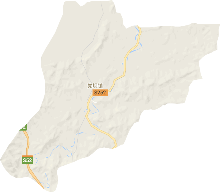 党坝镇电子地图