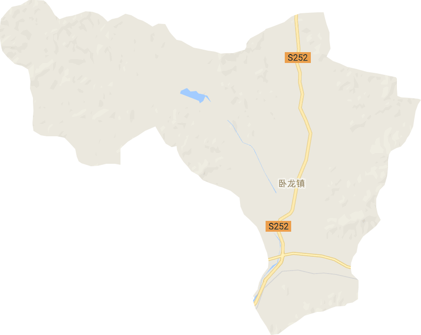 卧龙镇电子地图
