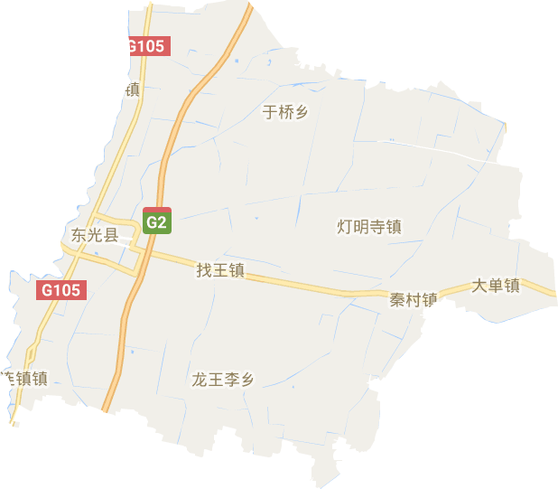 东光县电子地图