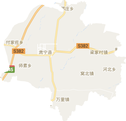 肃宁县电子地图