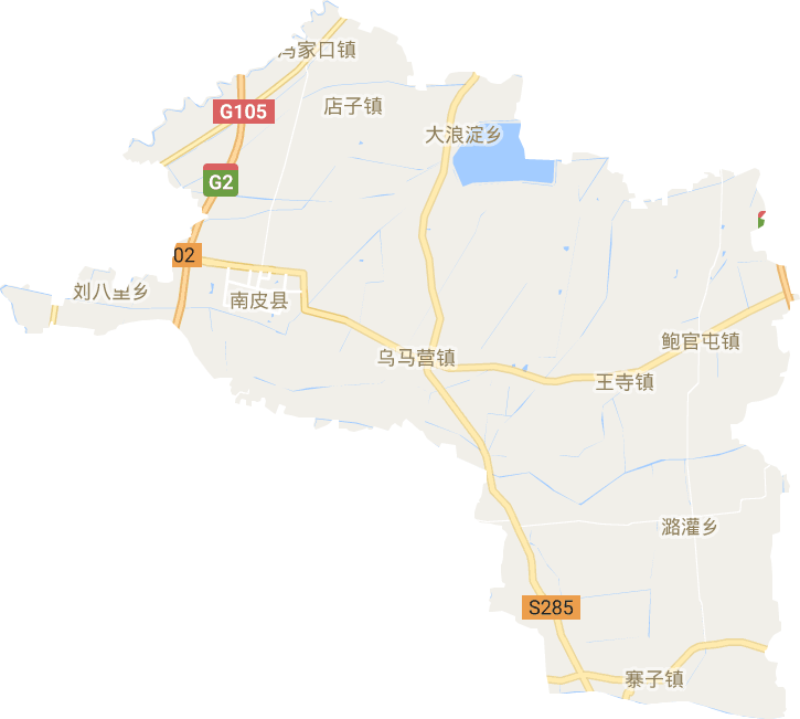 南皮县电子地图