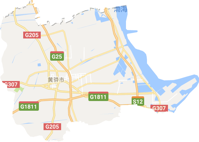 黄骅市电子地图