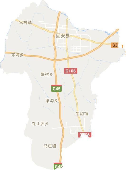 固安县电子地图