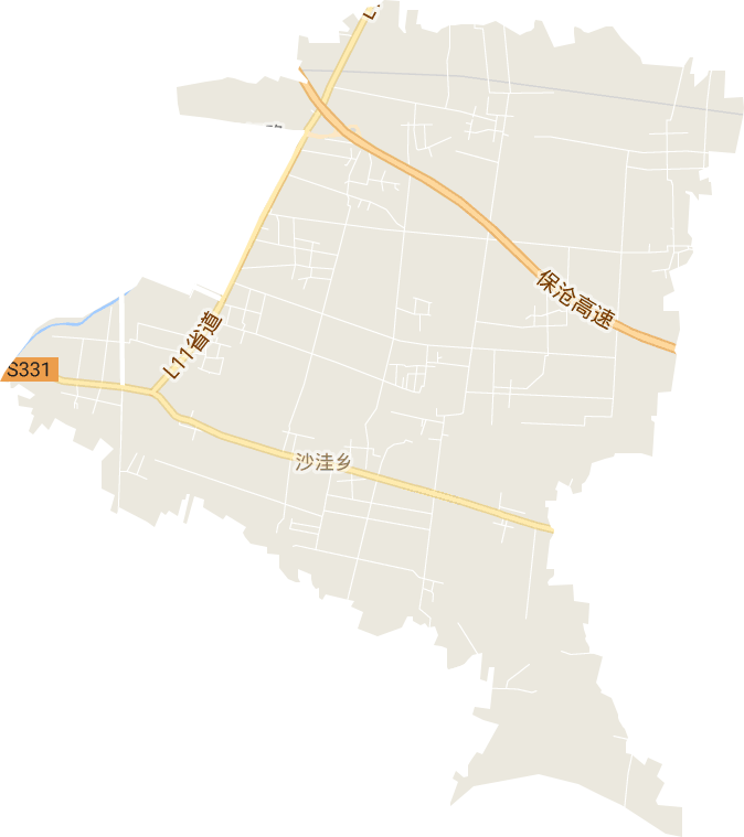 沙洼乡电子地图