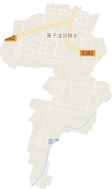 果子洼回族乡电子地图