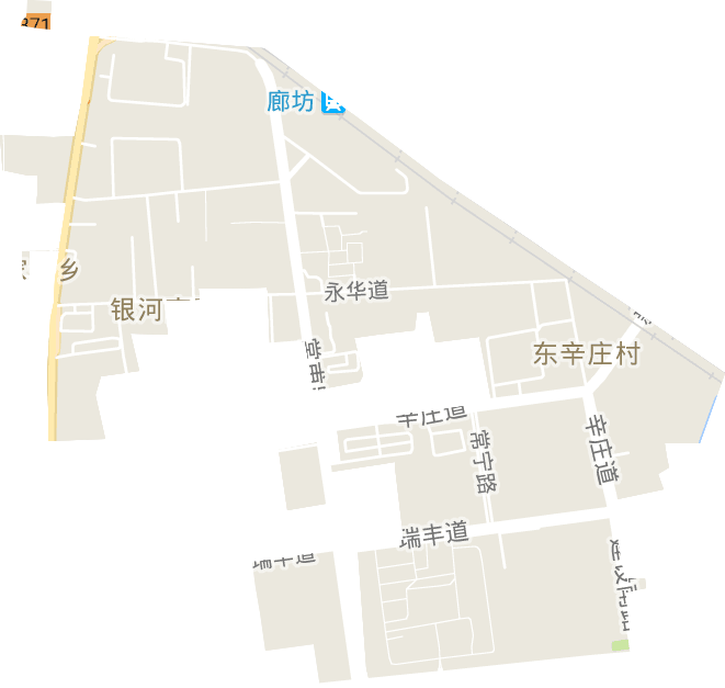 银河南路街道电子地图
