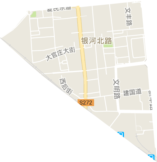 银河北路街道电子地图