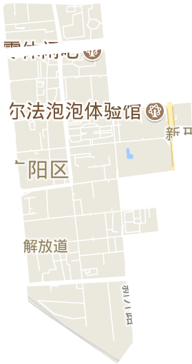 解放道街道电子地图