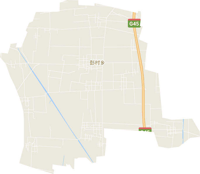 彭村乡电子地图