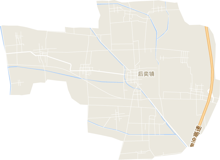 后奕镇电子地图
