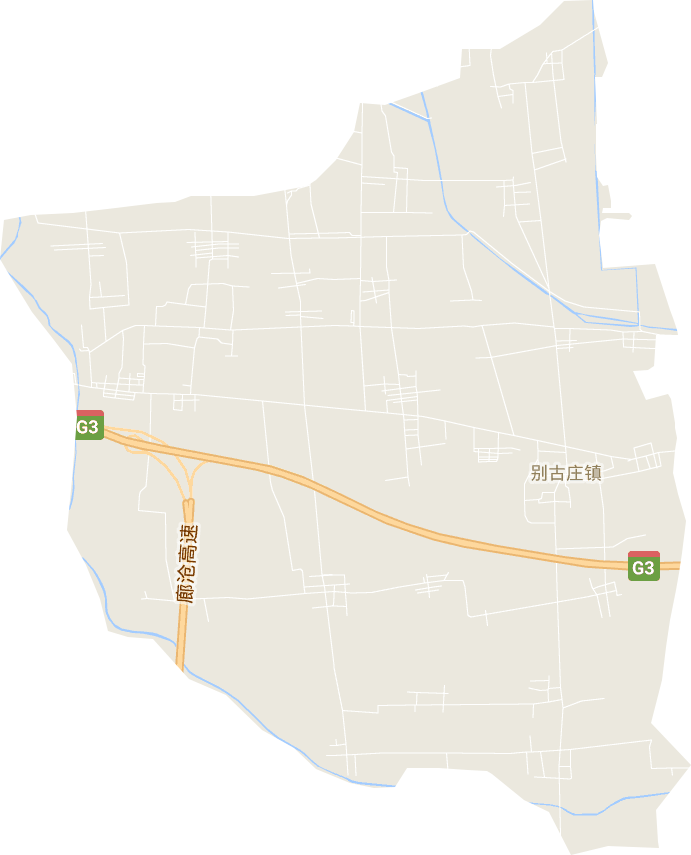 别古庄镇电子地图