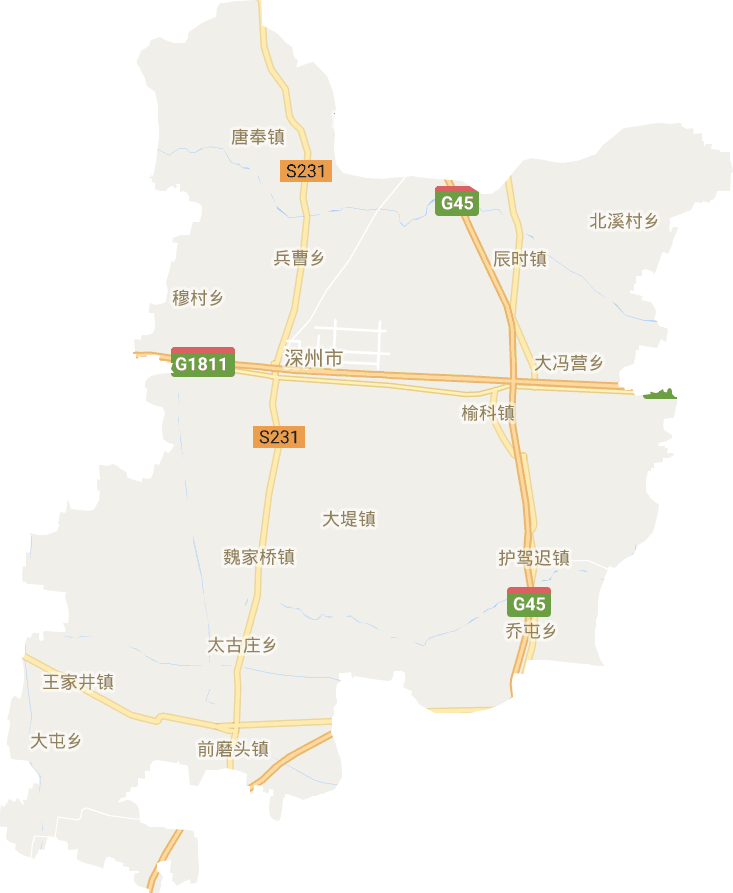 深州市电子地图