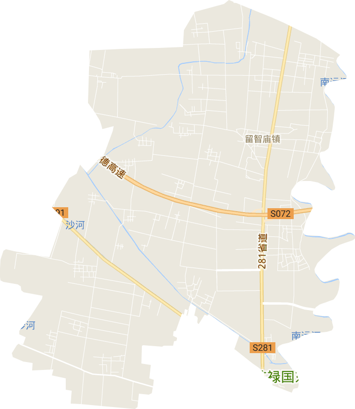 留智庙镇电子地图