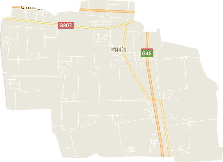 榆科镇电子地图