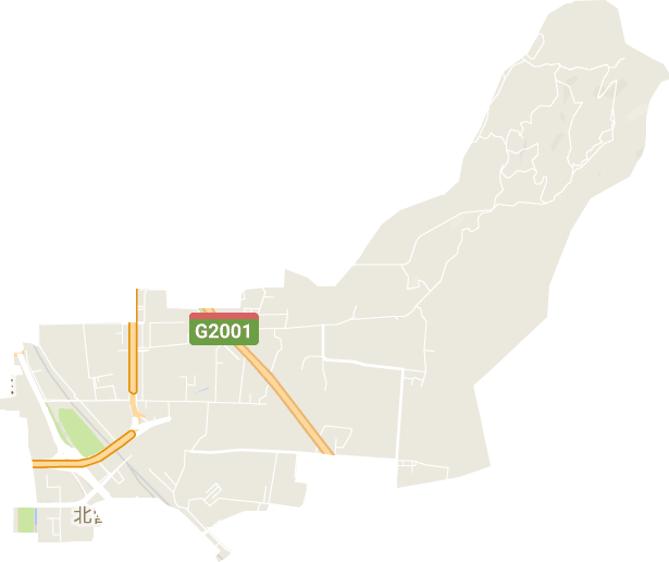 北营街道电子地图