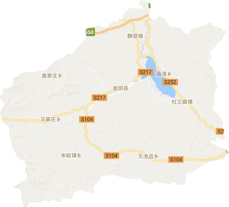 娄烦县电子地图