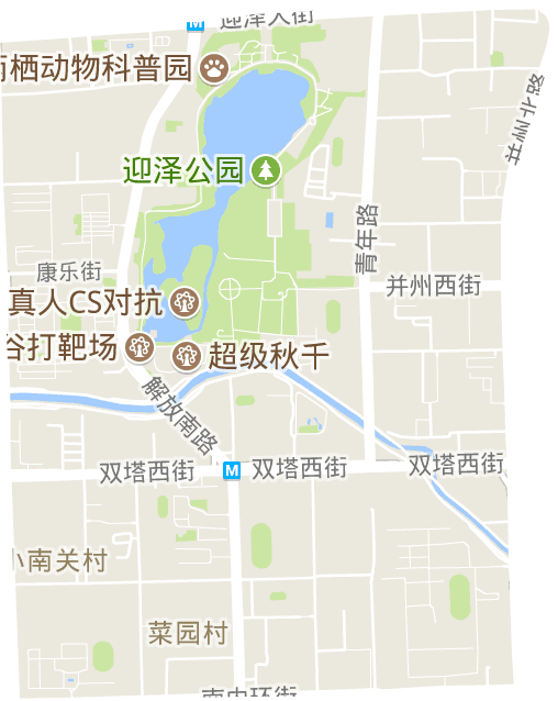 迎泽街道电子地图