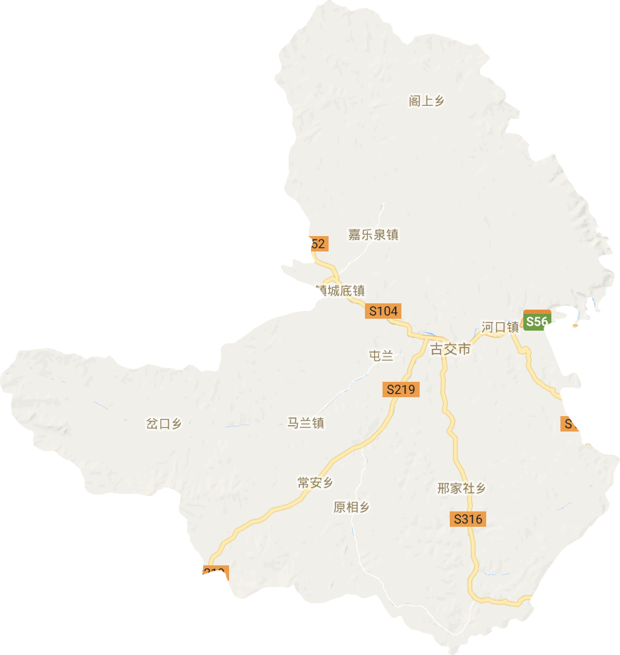 古交市电子地图