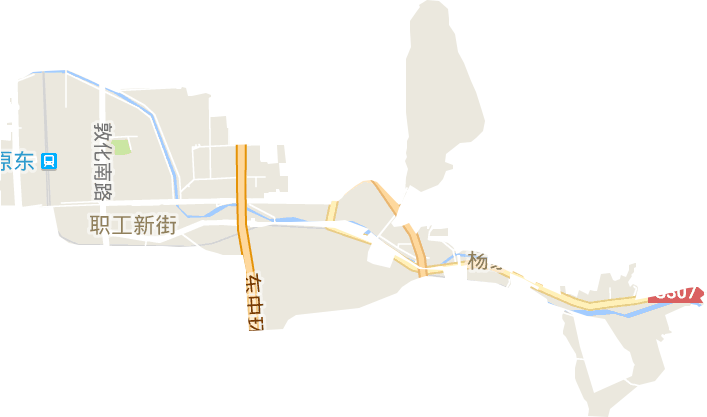 职工新街街道电子地图