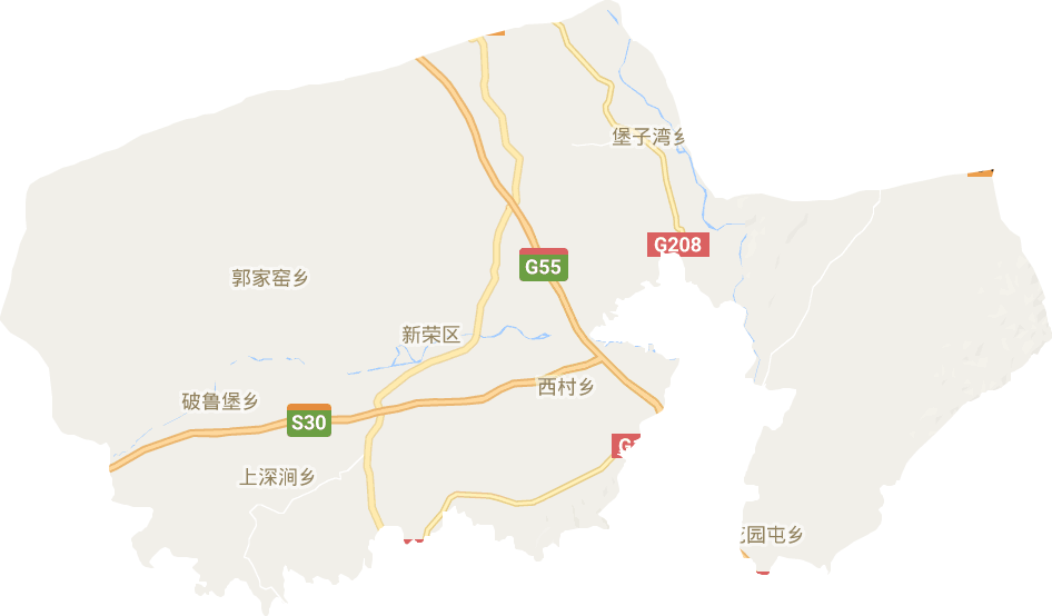 新荣区电子地图