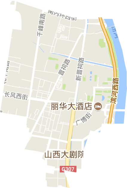 长风西街街道电子地图