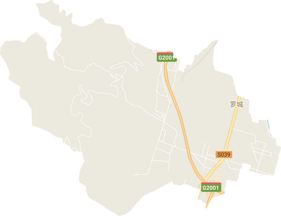 罗城街道电子地图